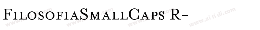 FilosofiaSmallCaps R字体转换